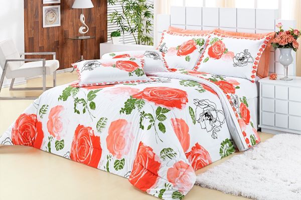 Kit de cama Griselda 100% Algodão 150 fios Ref.:0472